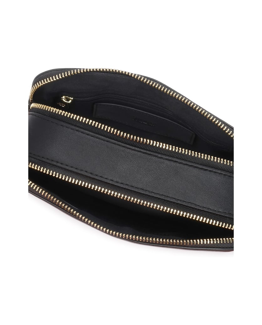 Kazar-Kompakte-Crossbody-Tasche-aus-Naturleder-schwarz