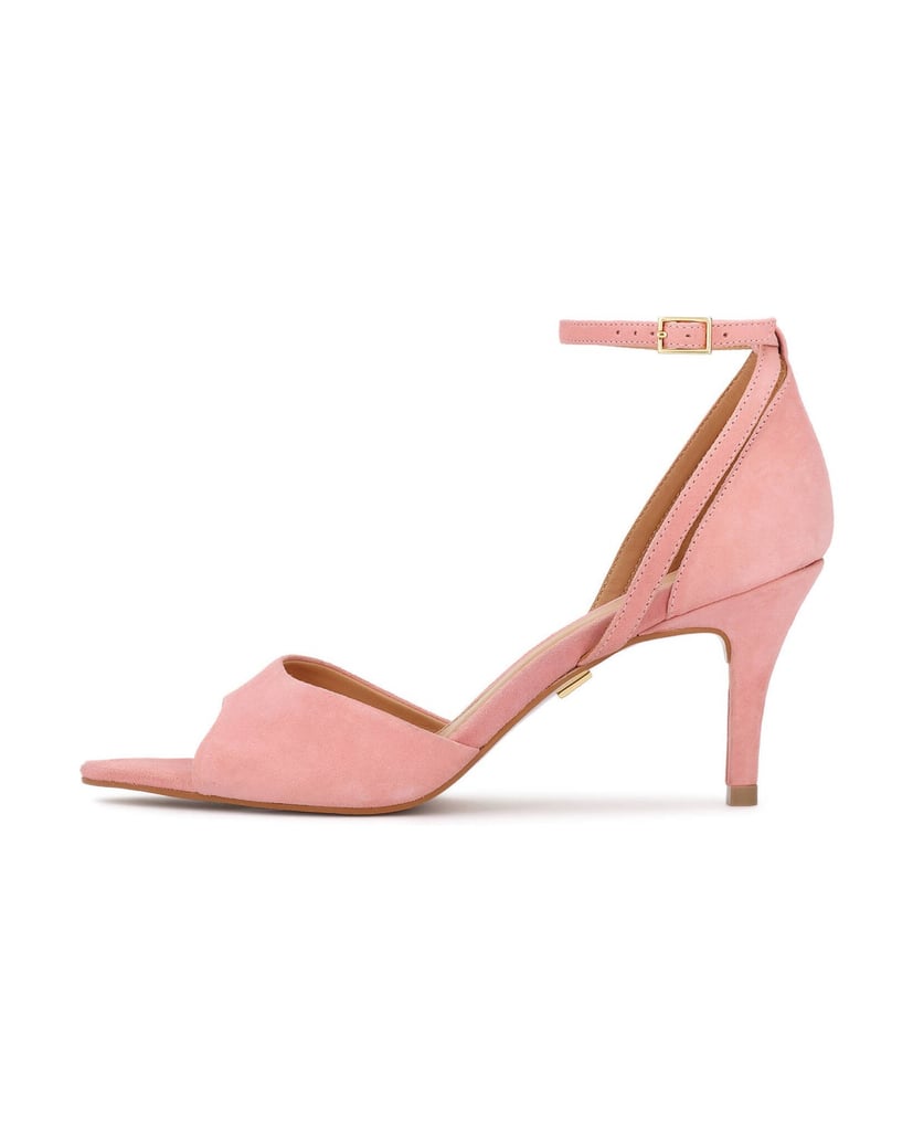Kazar-Üppige-rosa-Wildledersandalen-mit-spitzer-Nase-pink