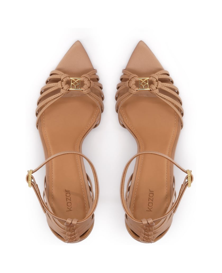 Kazar-Beige-Sandalen-aus-Leder-mit-Absatz-beige