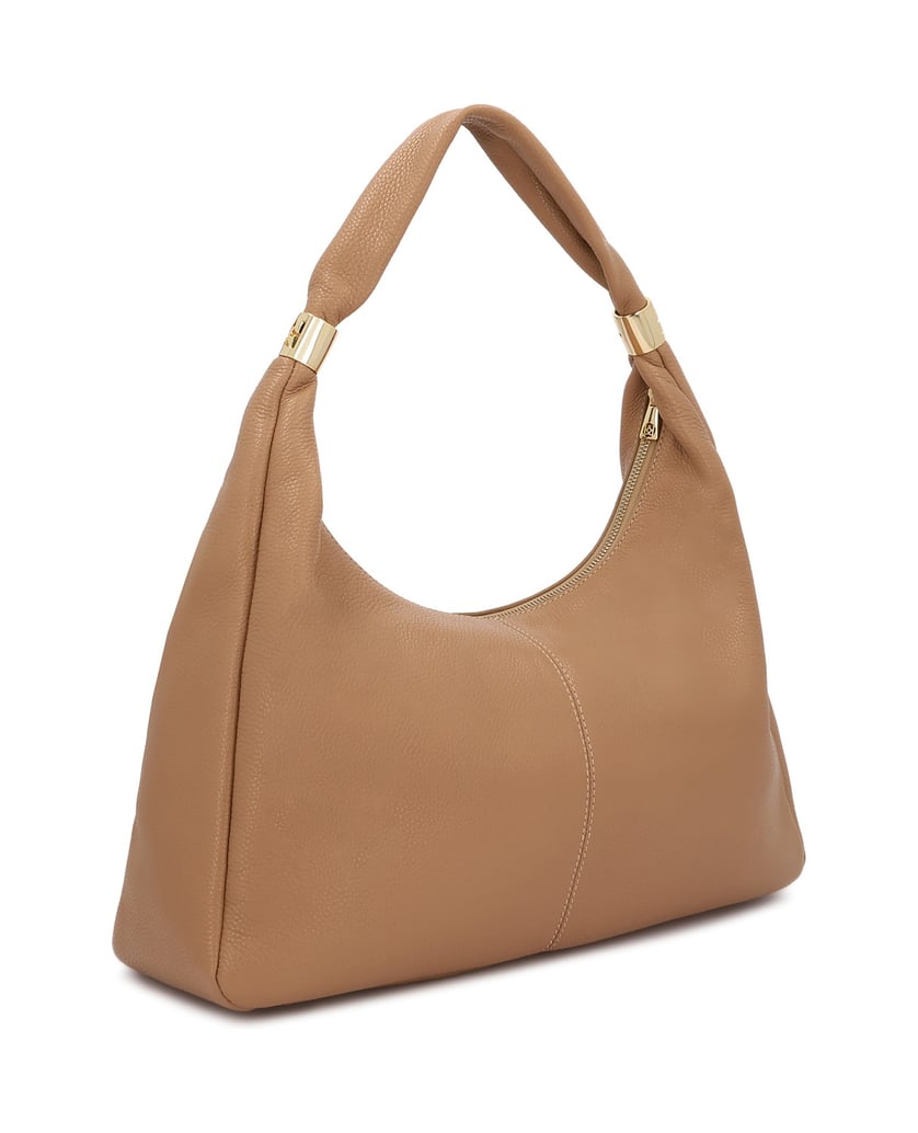 Kazar-Geräumige-Schultertaschen-aus-Leder-beige