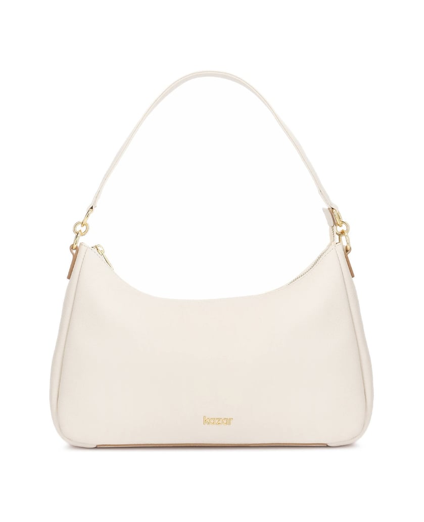 Kazar-Minimalistische-schultertaschen-aus-weichem-leder-weiss