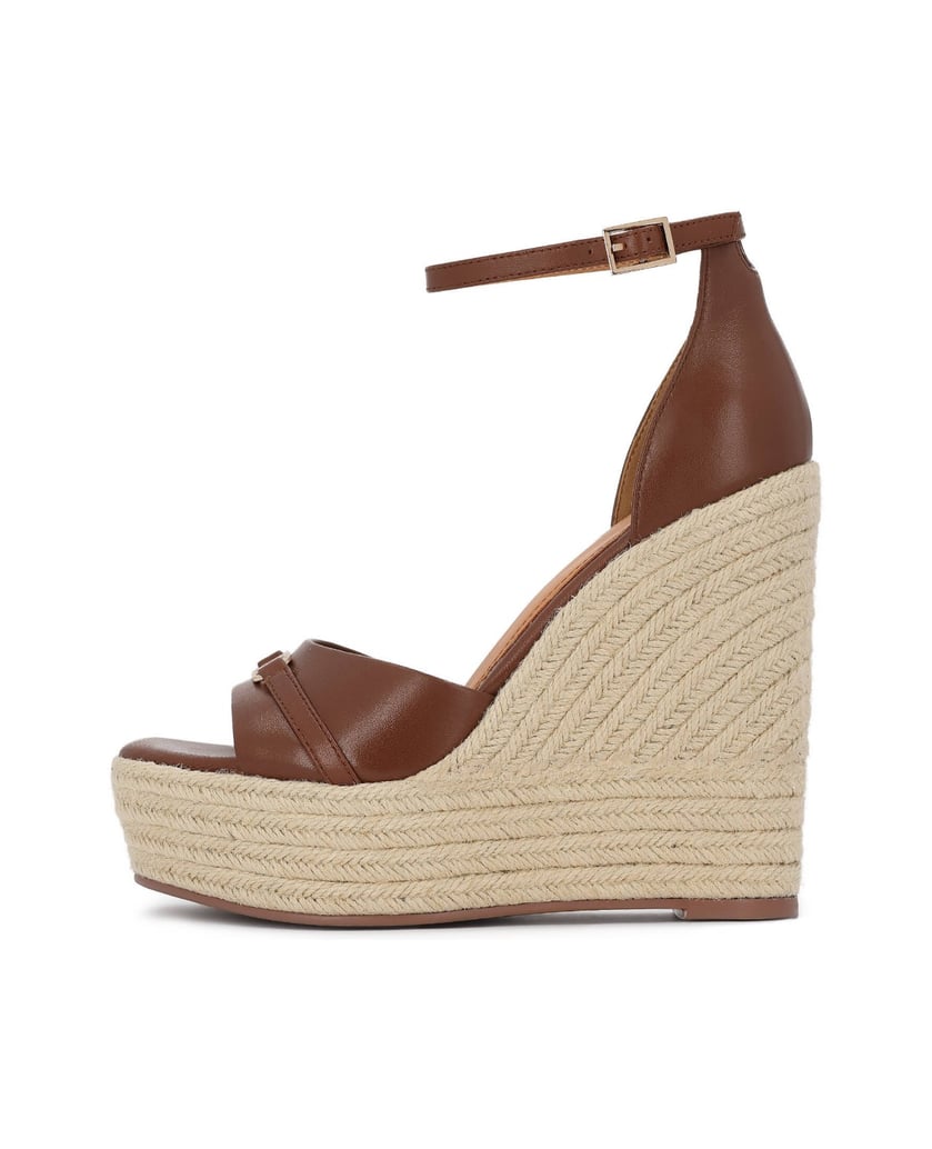 Kazar-Sandalen-mit-Keilabsatz-aus-braunem-Leder-und-Jutegeflecht-braun