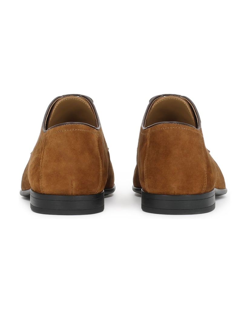 Kazar-Herrenschuhe-aus-braunem-Wildleder-mit-Schnürung-braun