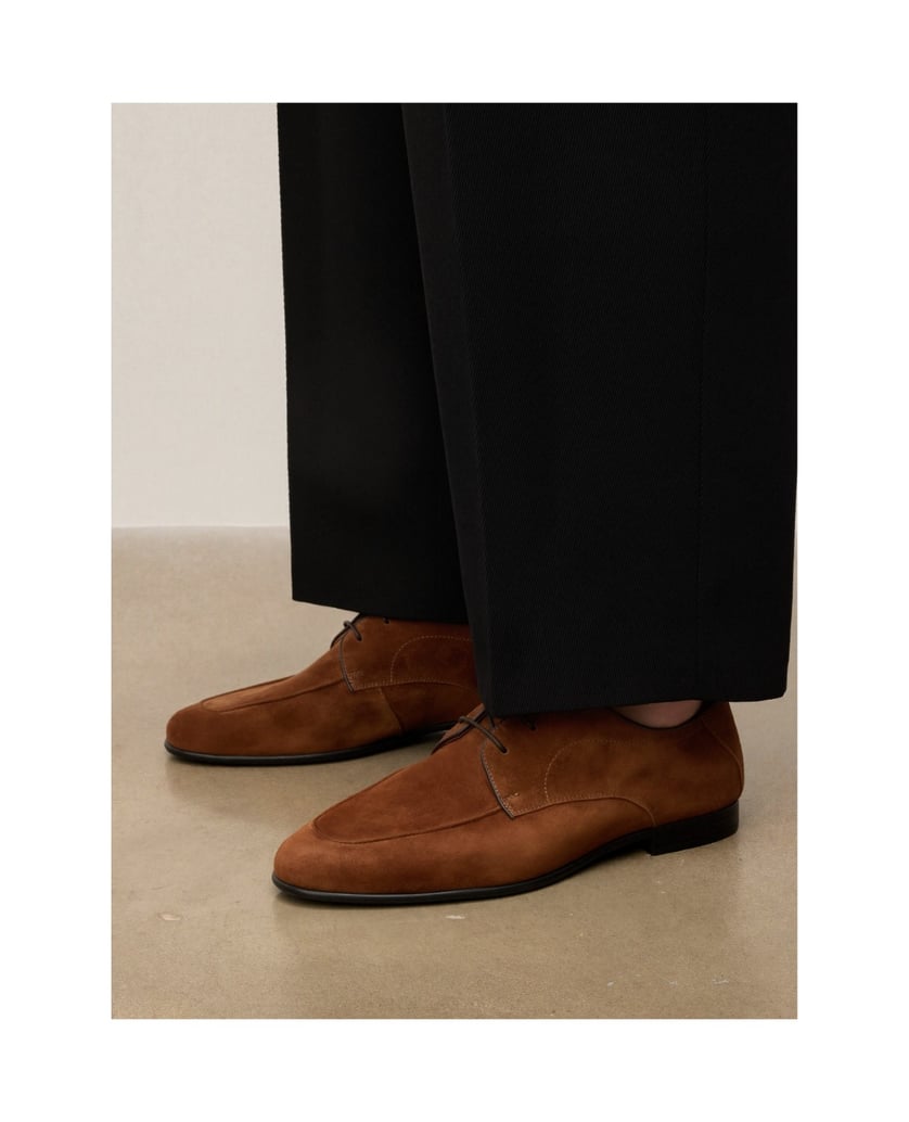 Kazar-Herrenschuhe-aus-braunem-Wildleder-mit-Schnürung-braun