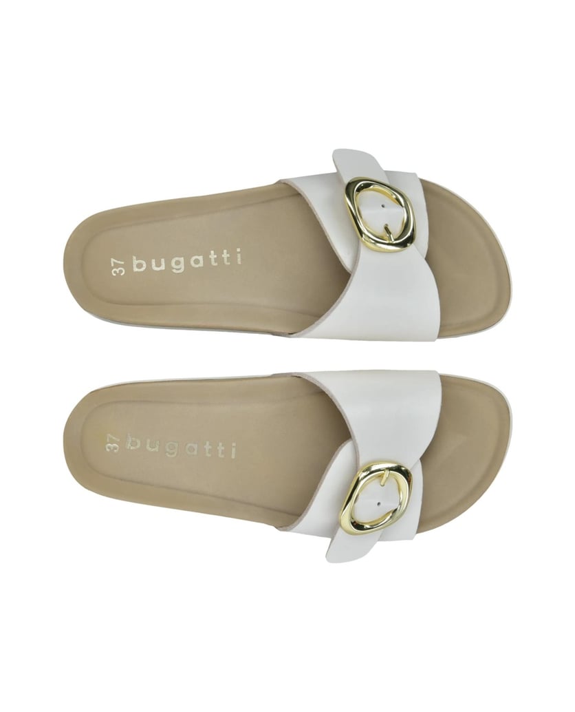 BUGATTI-Pantoletten-weiss