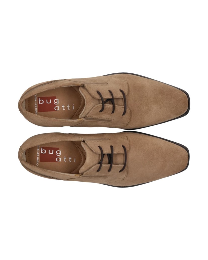 BUGATTI-Business-Schnürer-beige