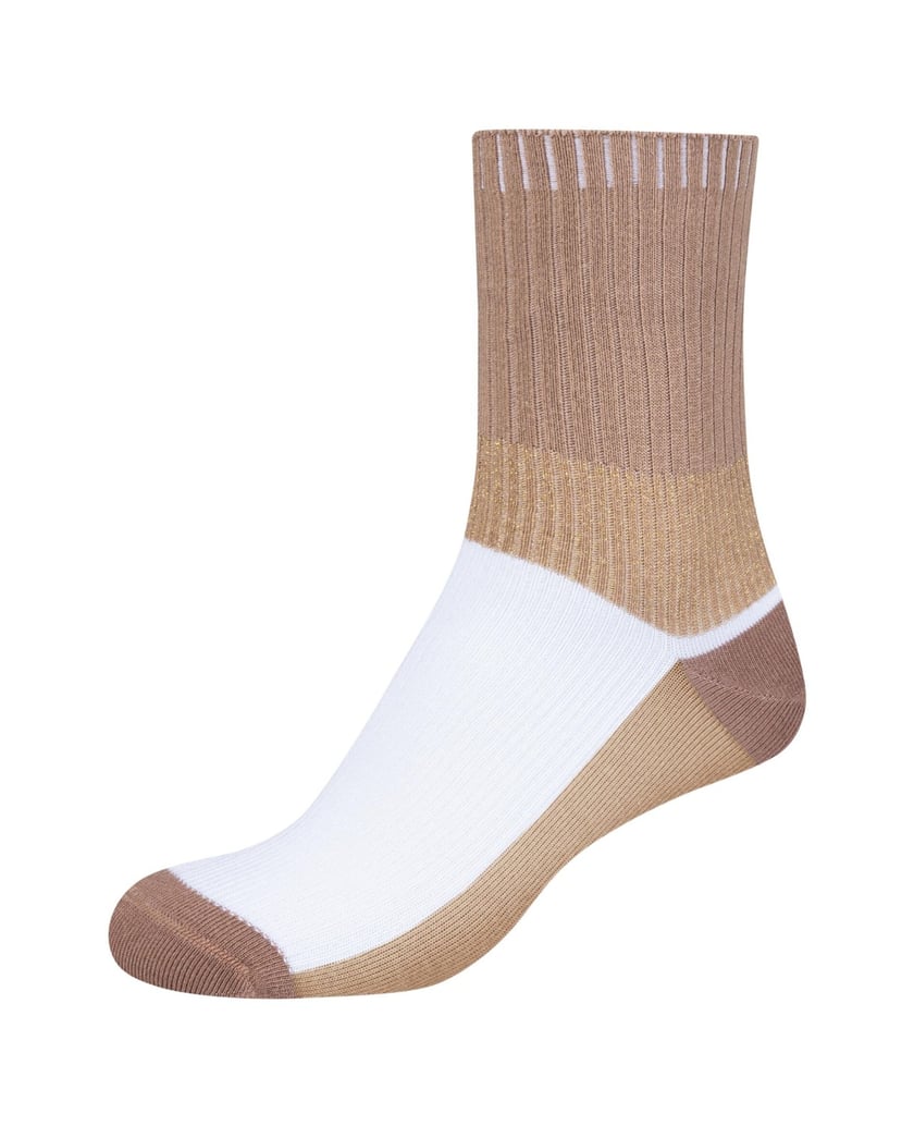 Camano-Socken-silky-touch-colourblock-Lurex-gelb