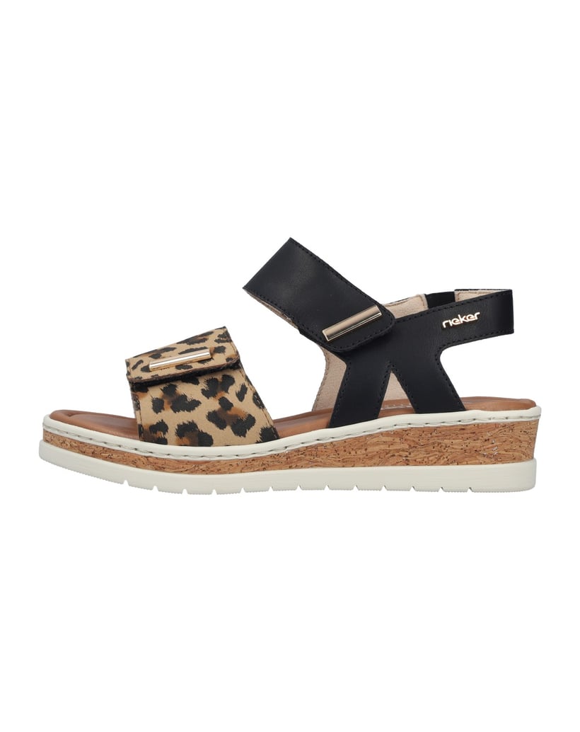 Rieker-Riemchensandalen-V4181-Animalprint