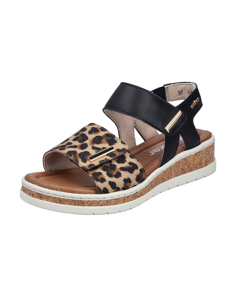 Rieker-Riemchensandalen-V4181-Animalprint