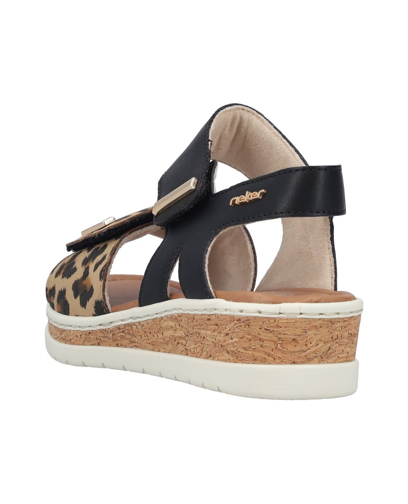 Rieker-Riemchensandalen-V4181-Animalprint