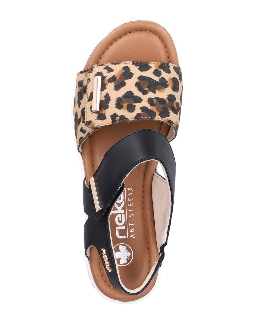 Rieker-Riemchensandalen-V4181-Animalprint