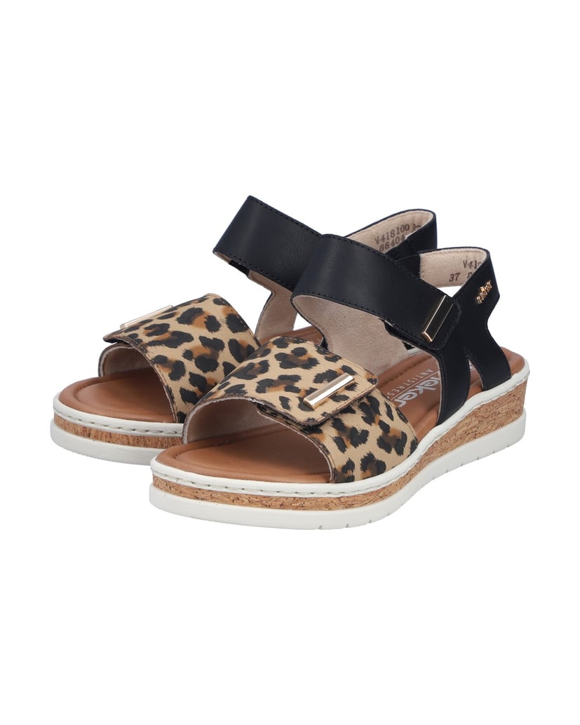 Rieker-Riemchensandalen-V4181-Animalprint