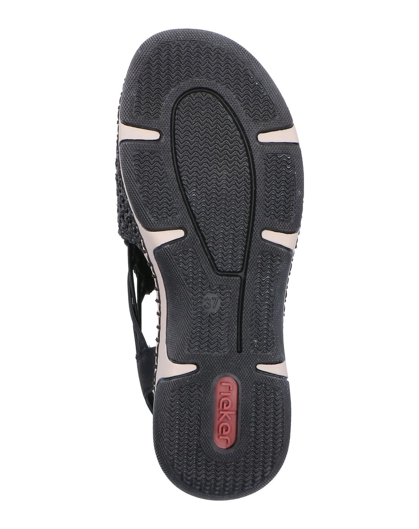 Rieker-Sandalen-66241-schwarz