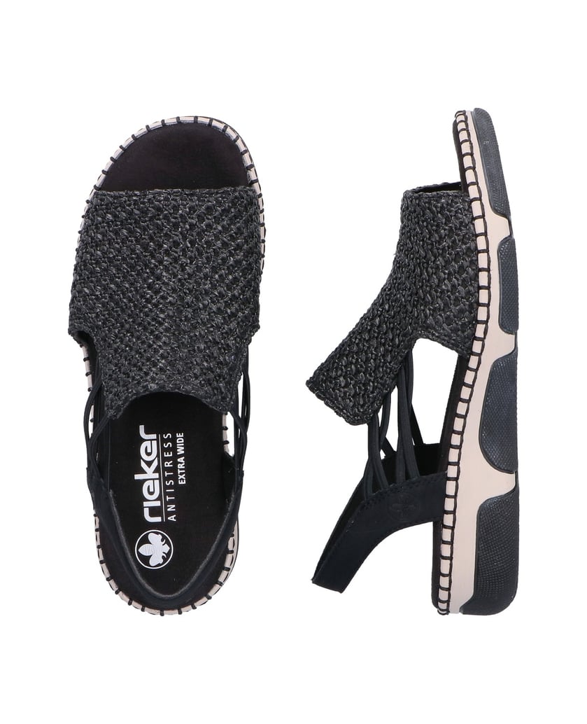 Rieker-Sandalen-66241-schwarz