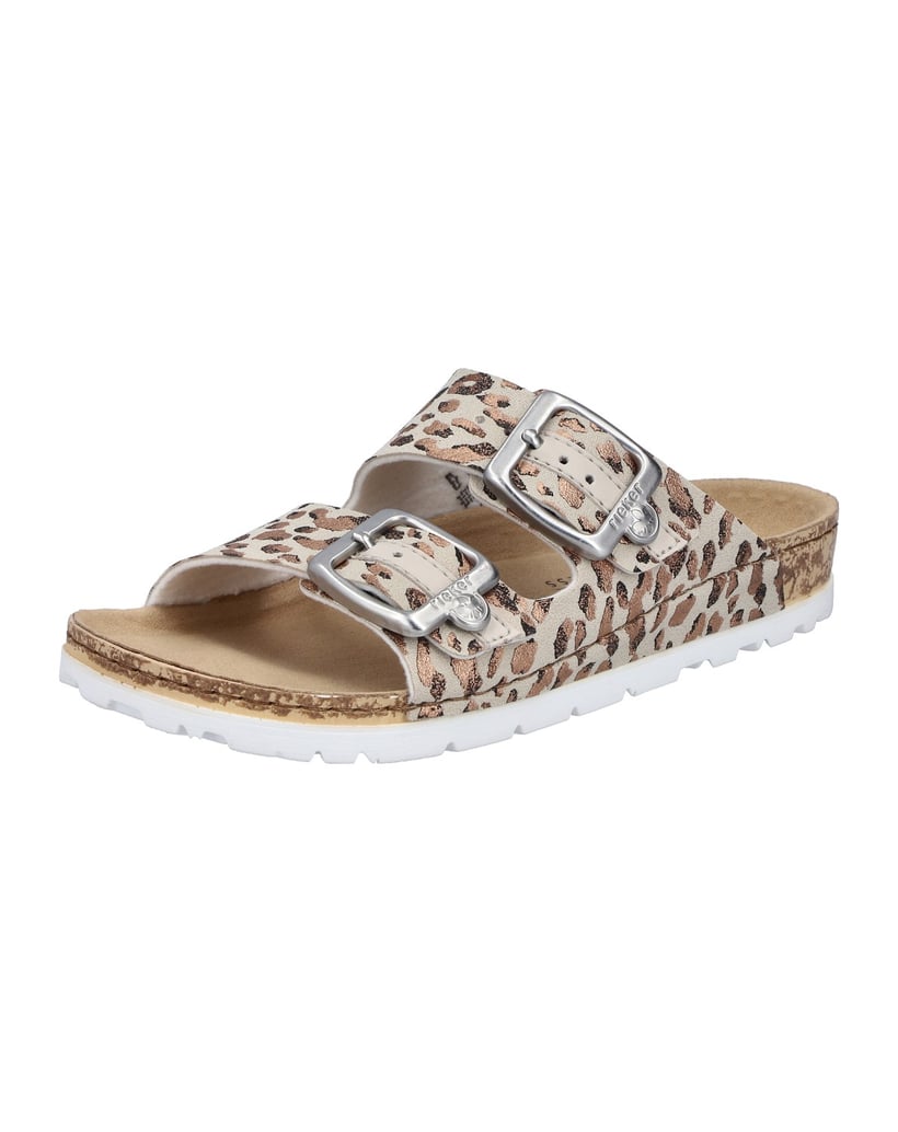 Rieker-Pantoletten-69850-Animalprint