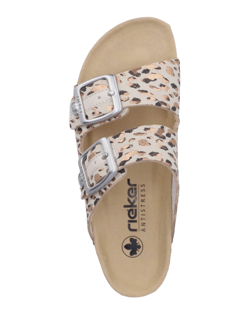 Rieker-Pantoletten-69850-Animalprint