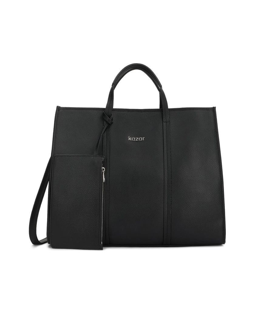 Kazar-Große-Taschen-aus-Erbsenleder-schwarz