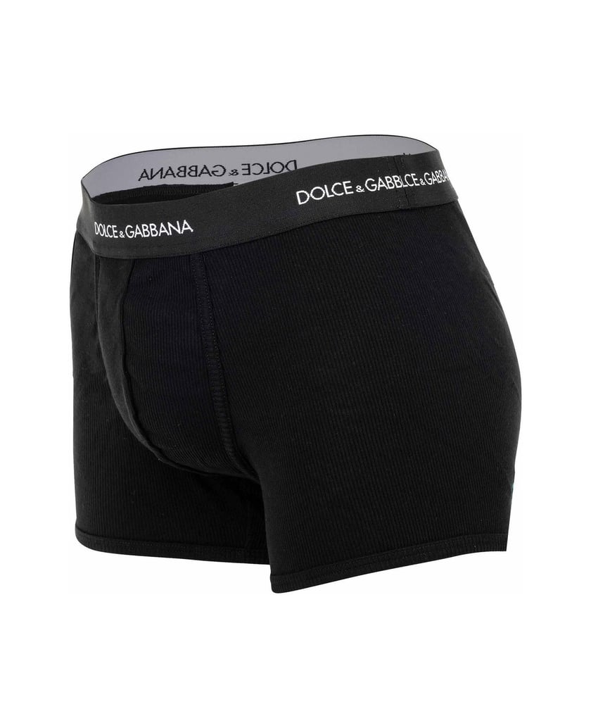 Dolce-&-Gabbana-Herren-Boxershort-Fine-Rib-Regular-Boxer-schwarz