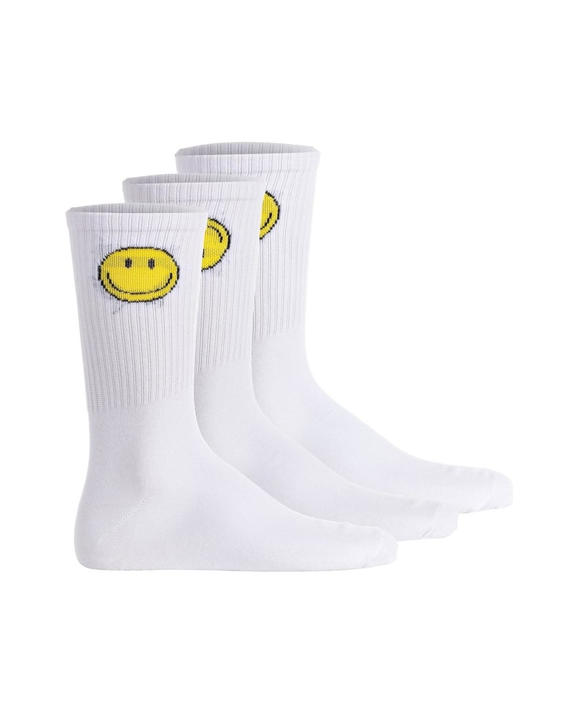 Jack-&-Jones-Herren-Socken-3er-Pack-JACBASIC-LOGO-TENNIS-SOCK-5-PACK-weiss