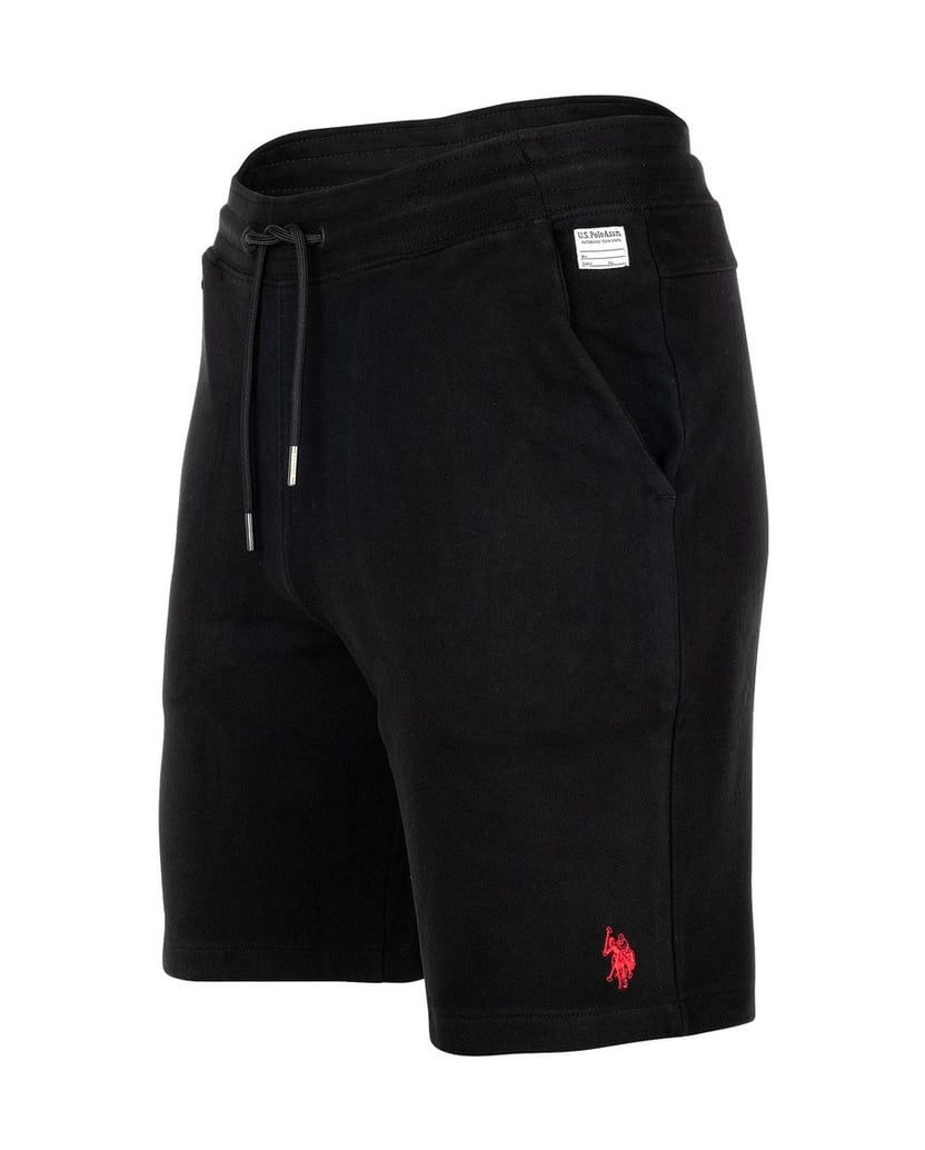 U.S.-POLO-Herren-Shorts-1er-Pack-Diagonal-Fleece-Caarbon-Finsih-Sweatshort