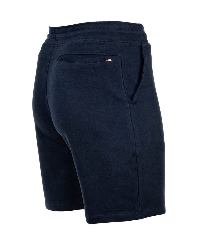 U.S.-POLO-Herren-Shorts-1er-Pack-Diagonal-Fleece-Caarbon-Finsih-Sweatshort-dunkelblau