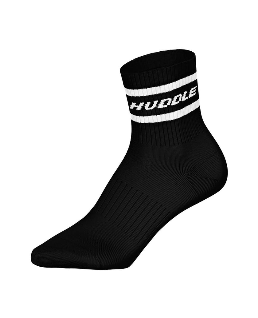 HUDDLE-Unisex-Socken-6er-Pack-HUDDLE-6pk-Short-Crew-Socks-Stripe-schwarz