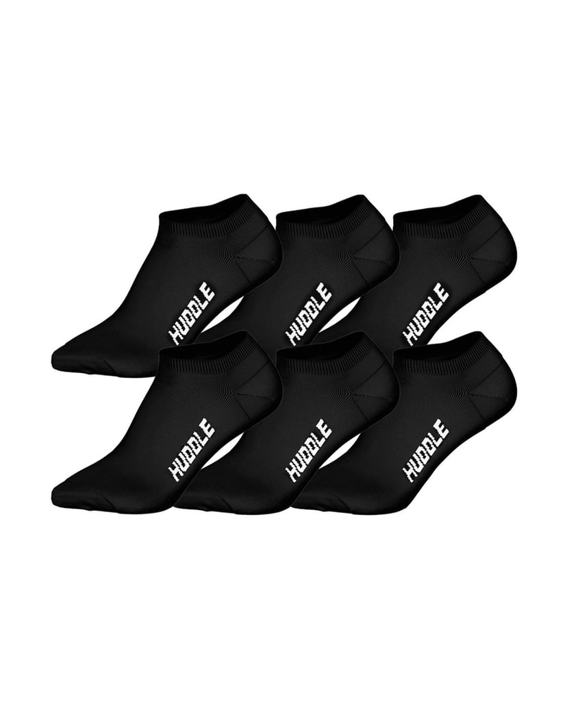 HUDDLE-Unisex-Socken-6er-Pack-HUDDLE--6pk-Sneaker-Socks-schwarz