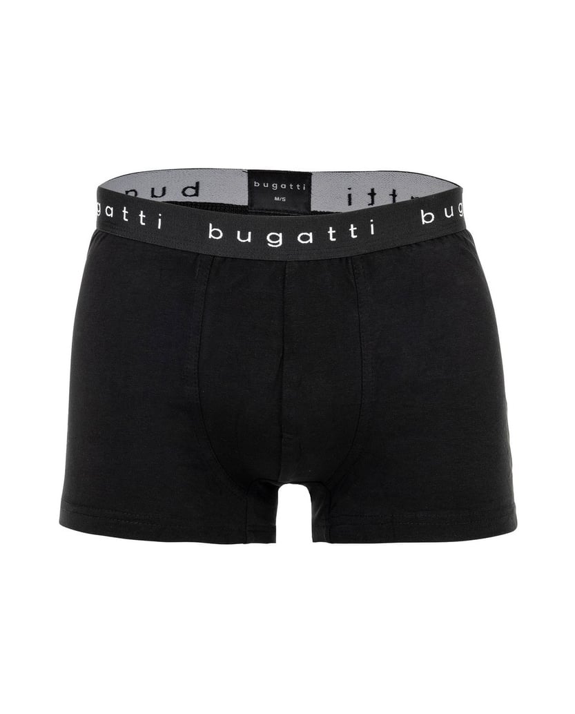 BUGATTI-Herren-Boxershort-5er-Pack-schwarz