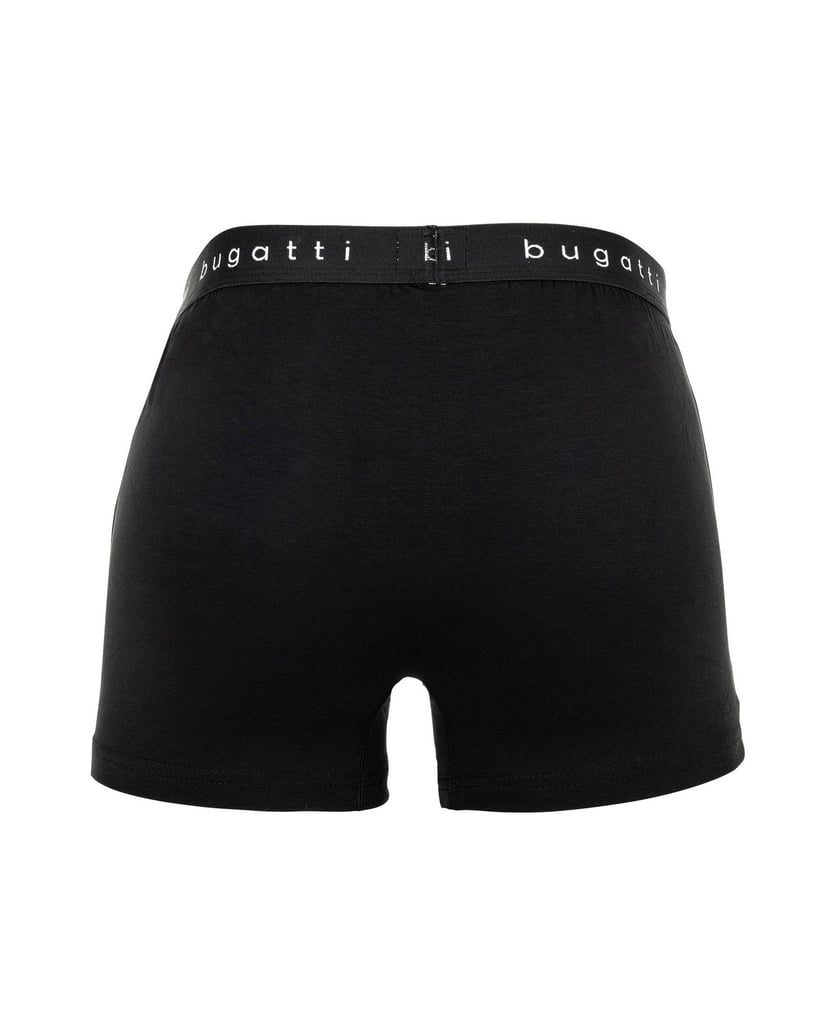 BUGATTI-Herren-Boxershort-5er-Pack-schwarz