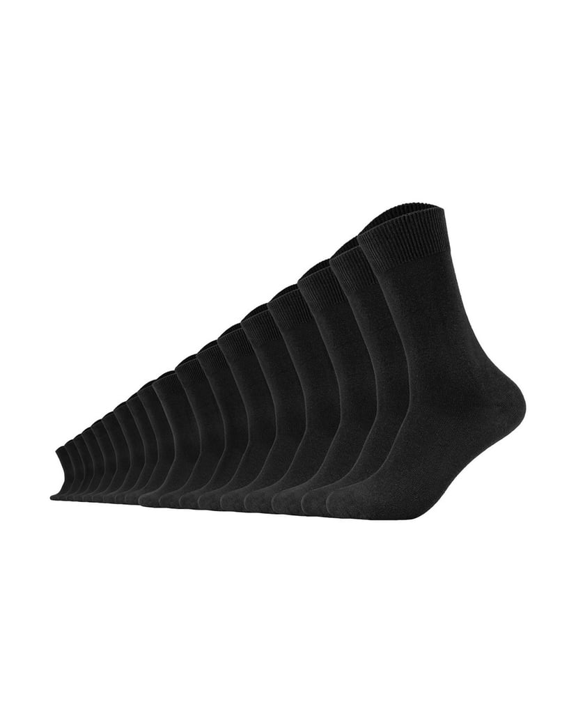 Camano-Unisex-Socken-18er-Pack-schwarz