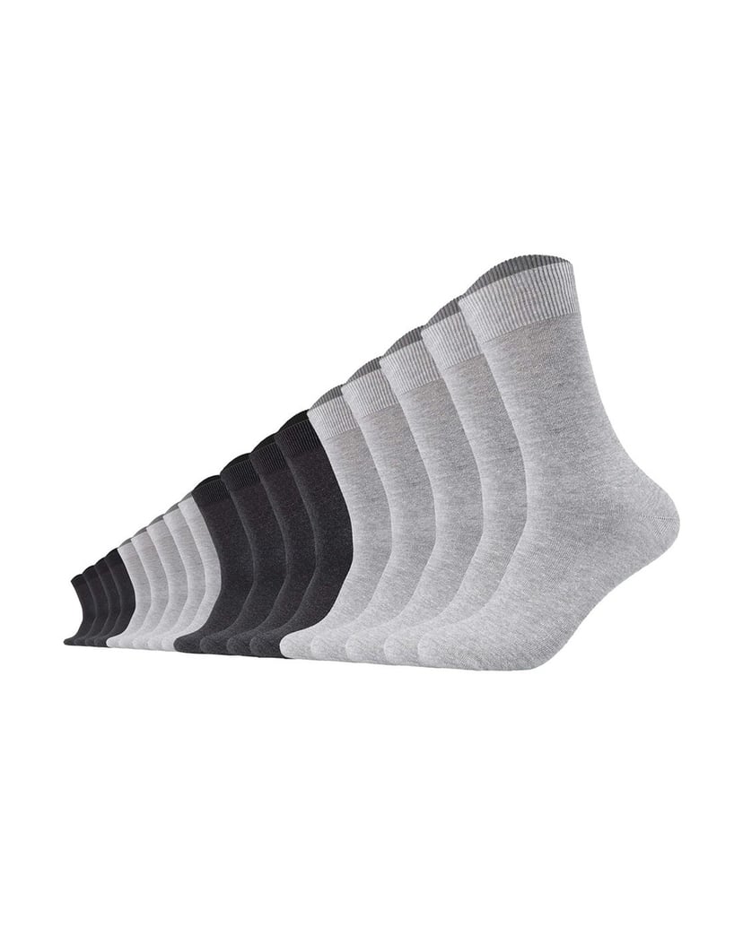 Camano-Unisex-Socken-18er-Pack-grau-kombiniert