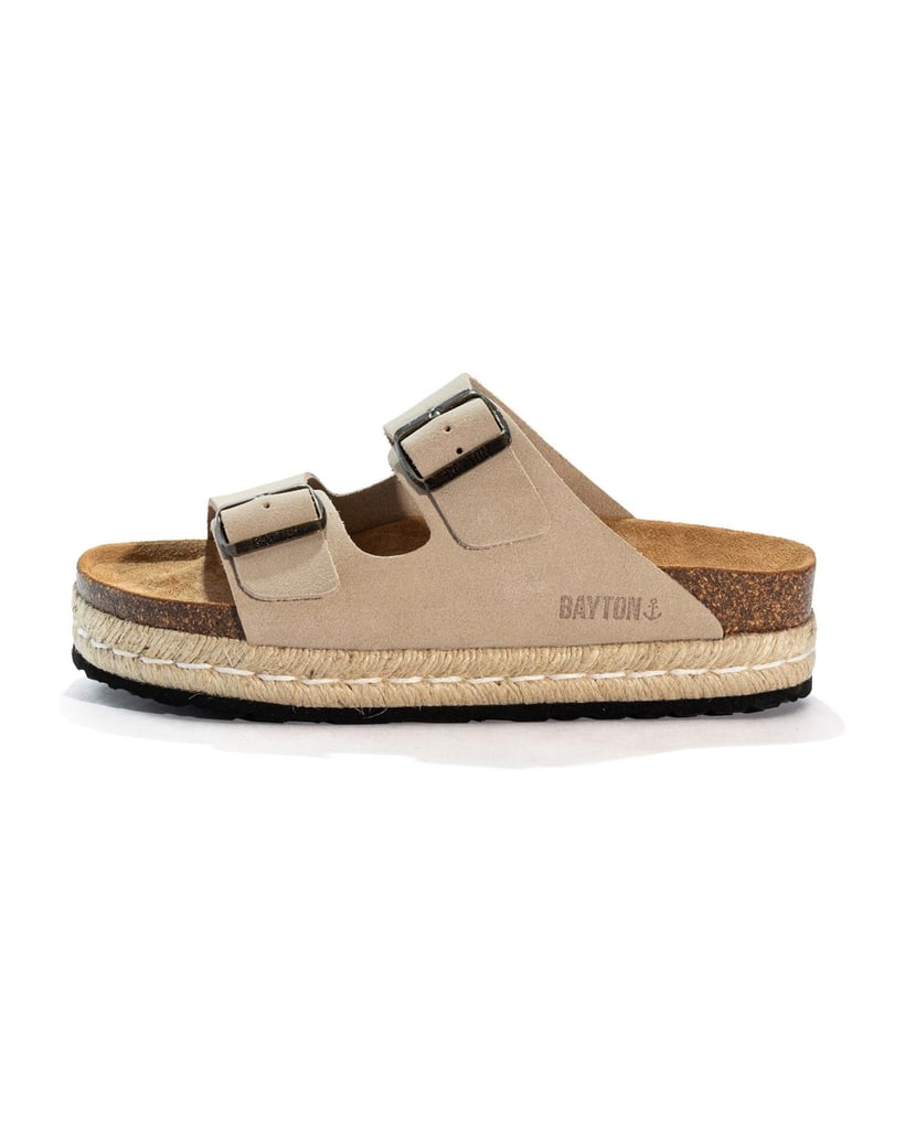 Bayton-Sandalen-WILDLEDER-Damen-ALCEE-beige