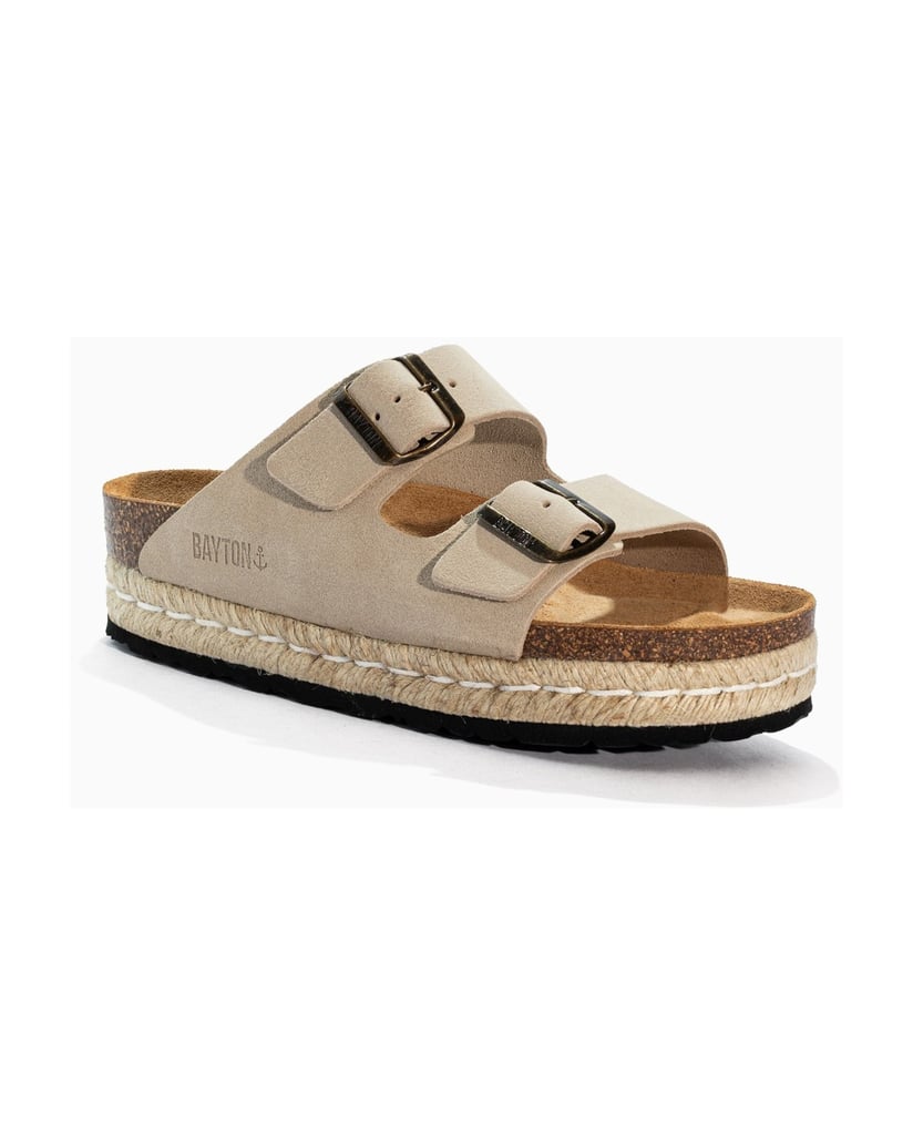 Bayton-Sandalen-WILDLEDER-Damen-ALCEE-beige