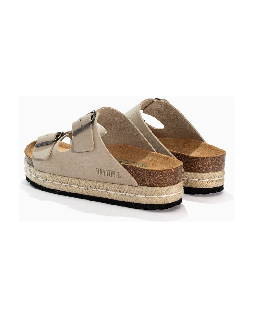 Bayton-Sandalen-WILDLEDER-Damen-ALCEE-beige