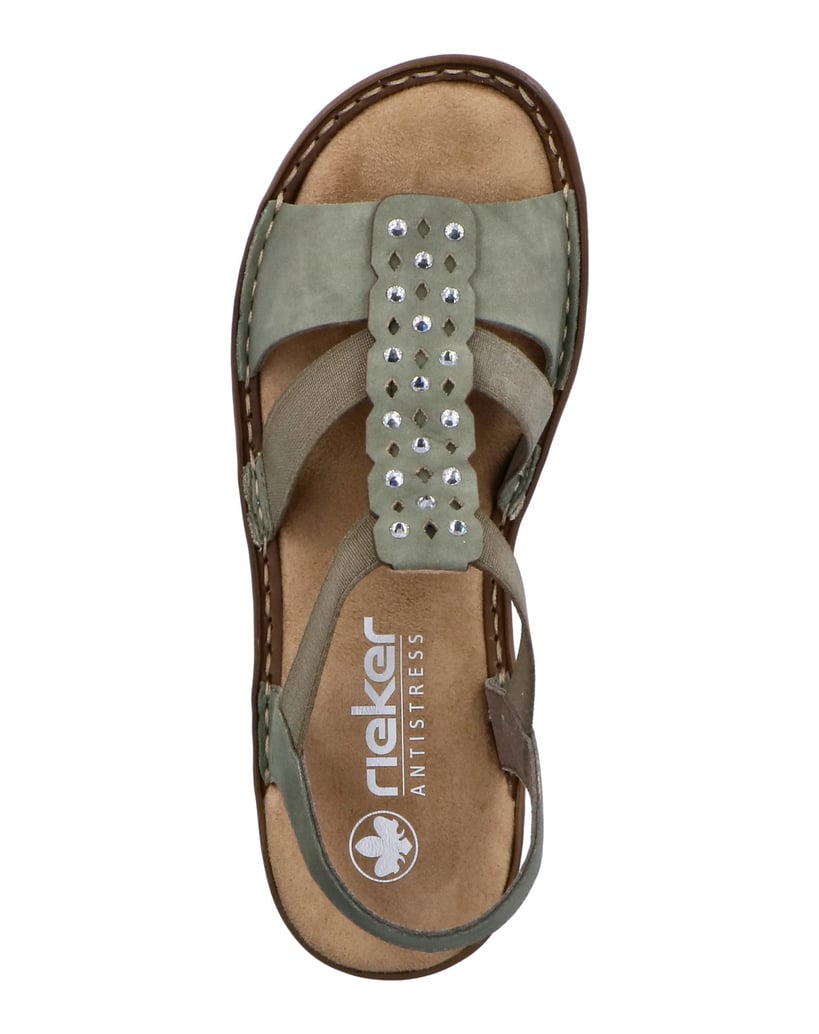 Rieker-Riemchensandalen-60883-grün