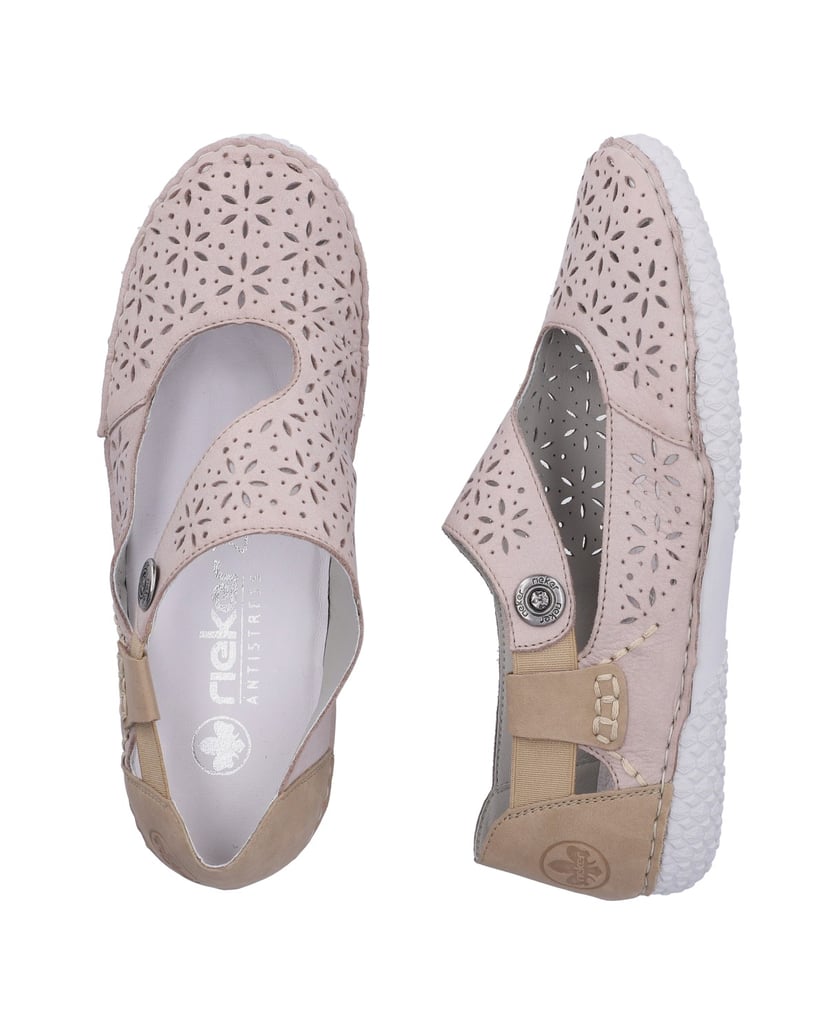 Rieker-Ballerinas-43666-beige
