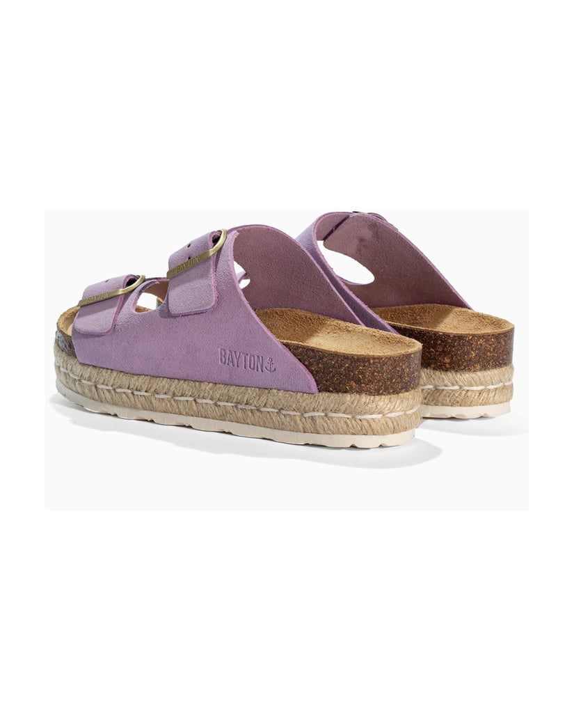 Bayton-Sandalen-WILDLEDER-Damen-ALCEE-lila