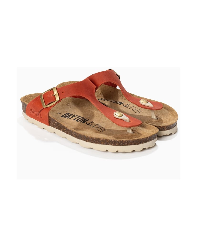 Bayton-Lederpantoletten-Damen-Mercure-orange