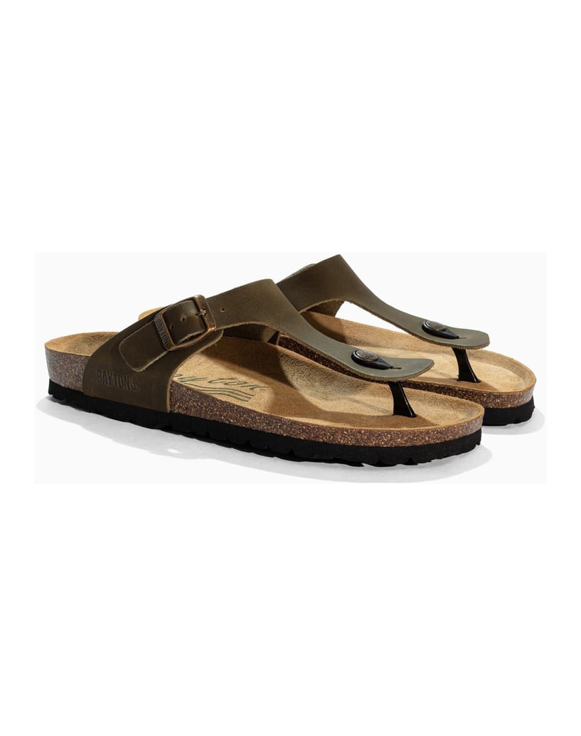 Bayton-Leather-mules-men-Mercure-oliv