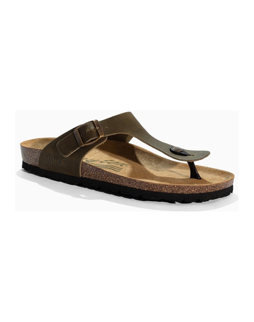 Bayton-Leather-mules-men-Mercure-oliv