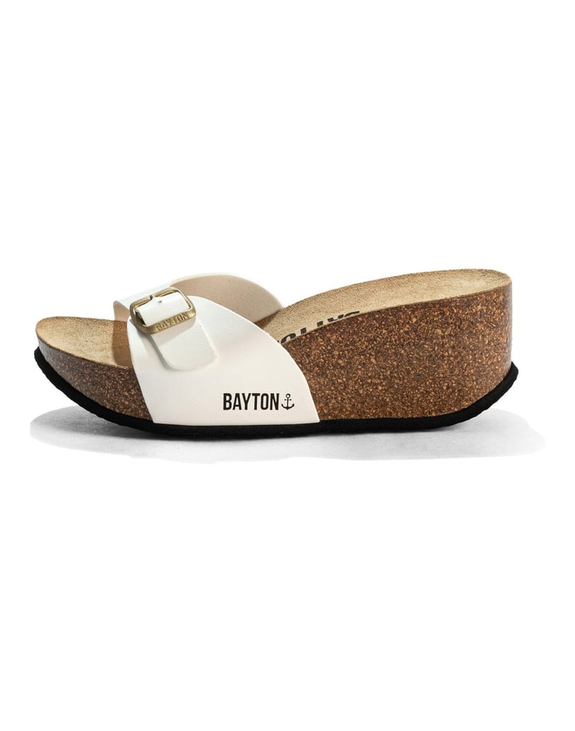 Bayton-Keilabsatz-für-Damen-Luna-weiss-kombiniert