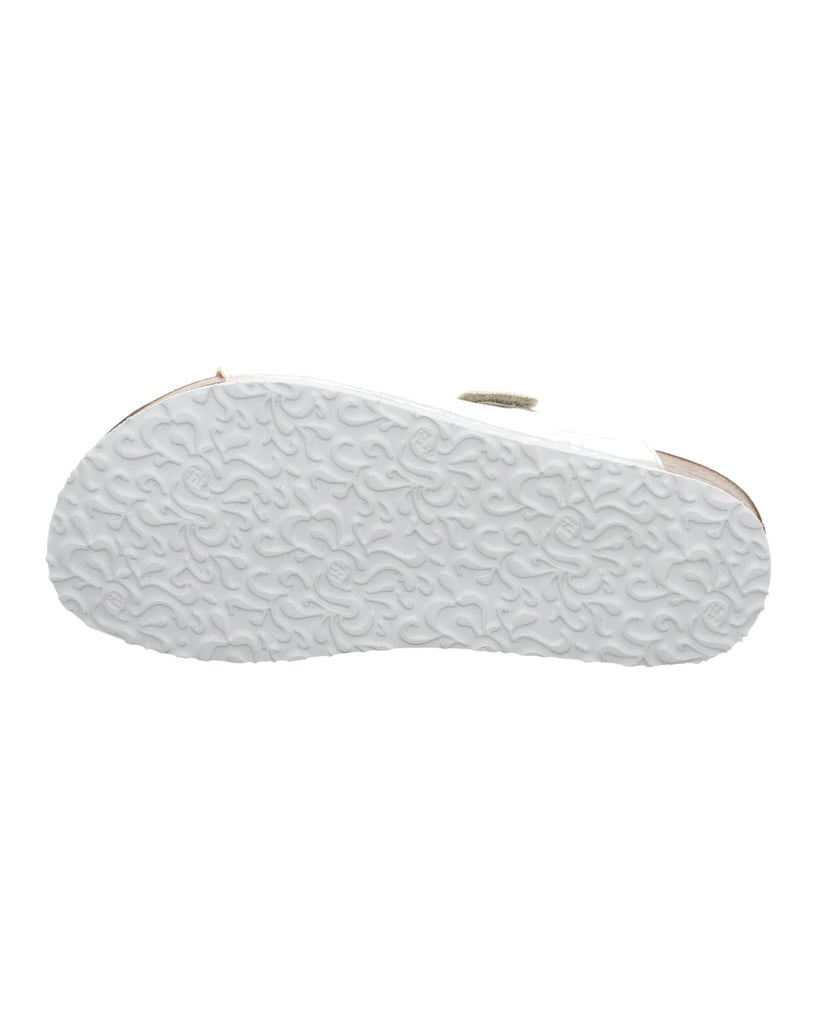 Think-Tieffußbett-Pantolette-CRISSI-silber