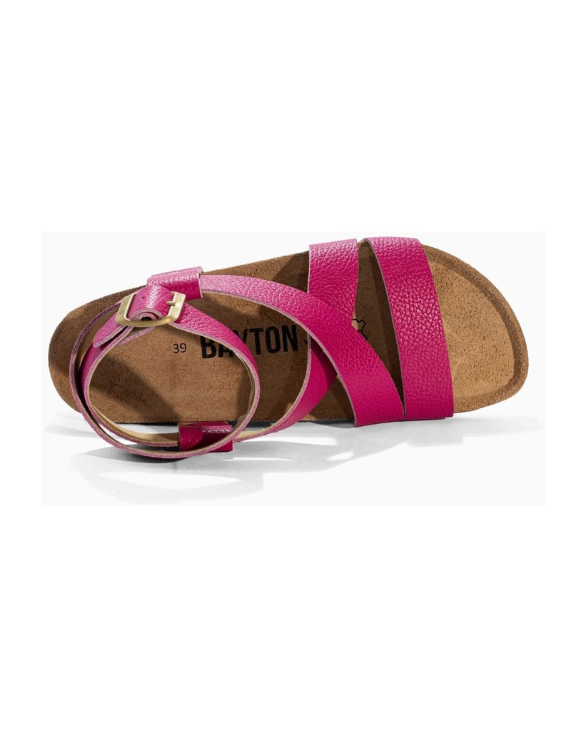 Bayton-Leather-women-sandals-MYKONOS-pink