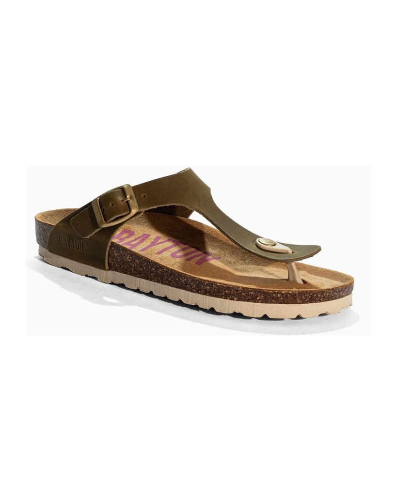 Bayton-Leather-mules-women-Mercure-oliv