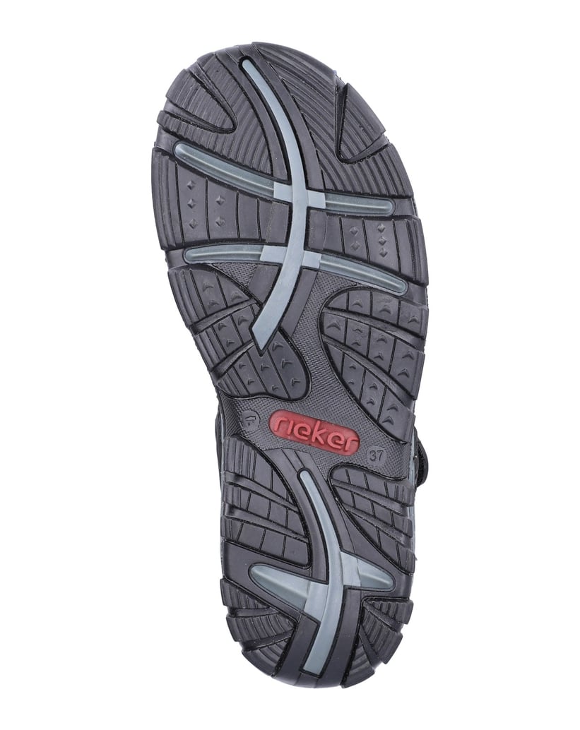 Rieker-Trekkingsandalen-68852-schwarz
