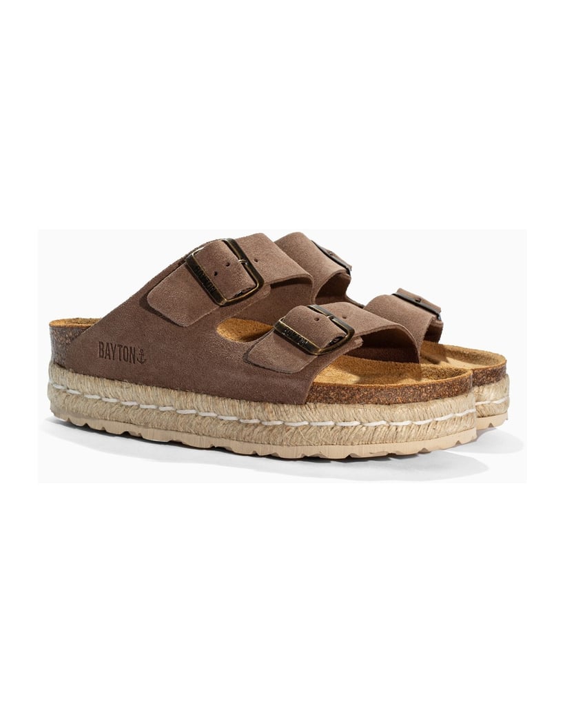 Bayton-Sandalen-WILDLEDER-Damen-ALCEE-beige
