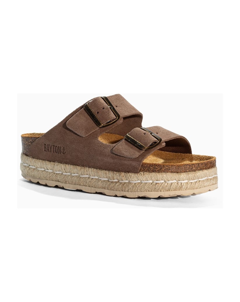Bayton-Sandalen-WILDLEDER-Damen-ALCEE-beige