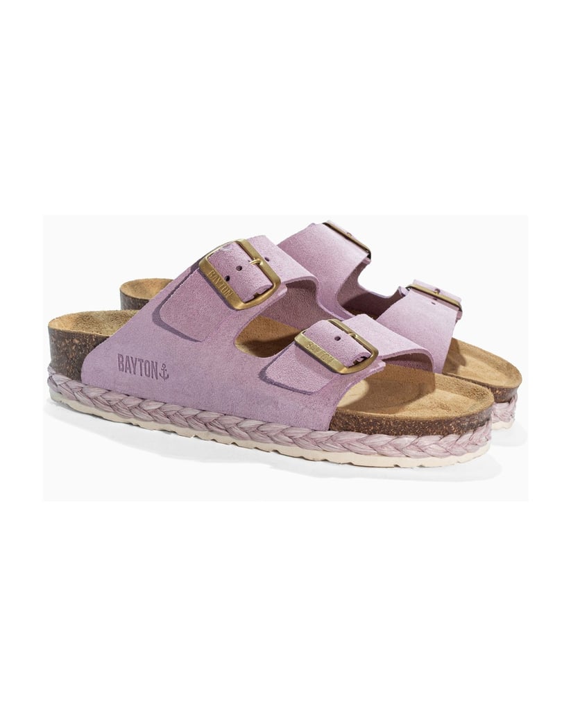 Bayton-Sandalen-WILDLEDER-Damen-BENALLA-lila