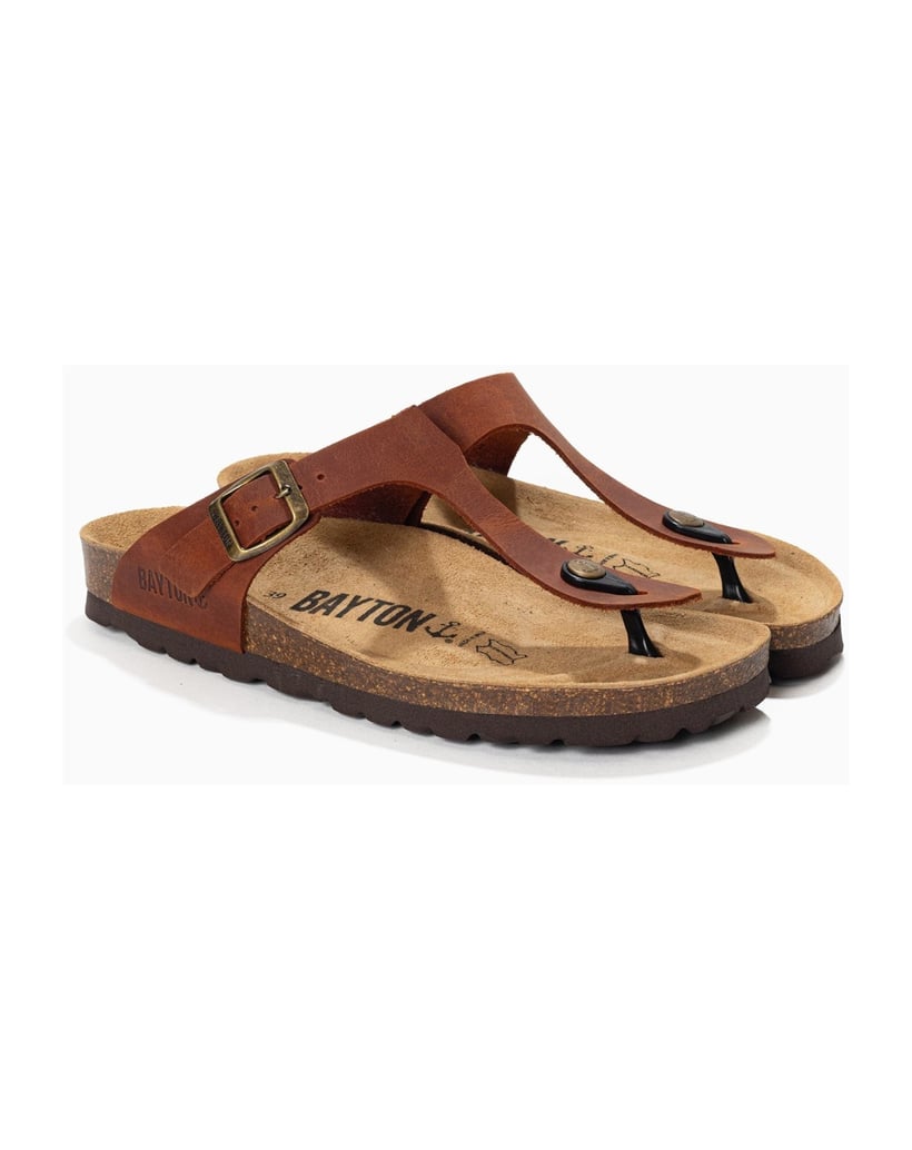 Bayton-Flip-Flops-Leder-Damen-MERCURE-braun