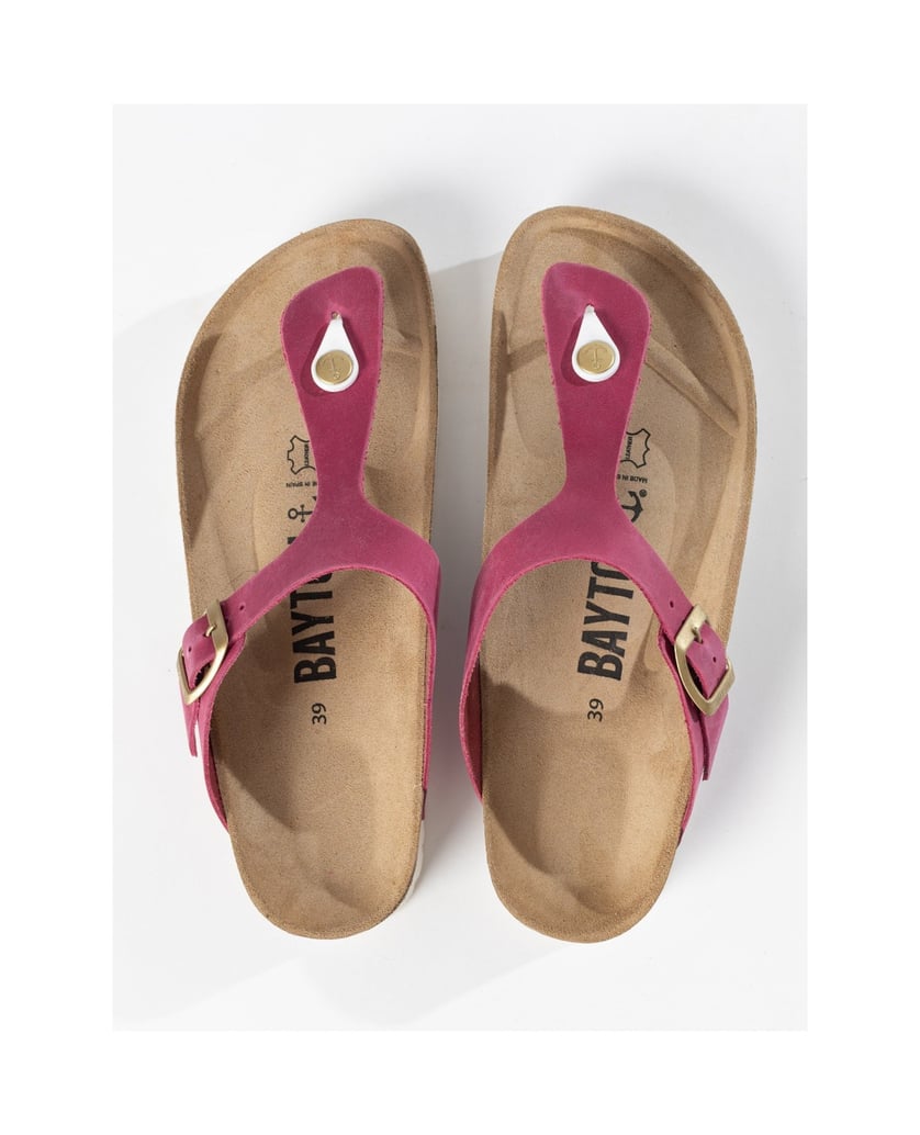 Bayton-Flip-Flops-Leder-Damen-MERCURE-fuchsia